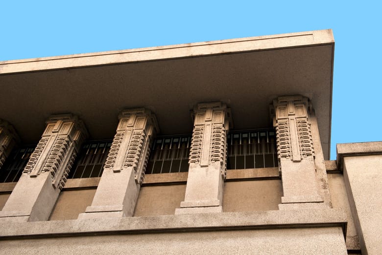 Photo: Unity Temple Architect: Frank Lloyd Wright